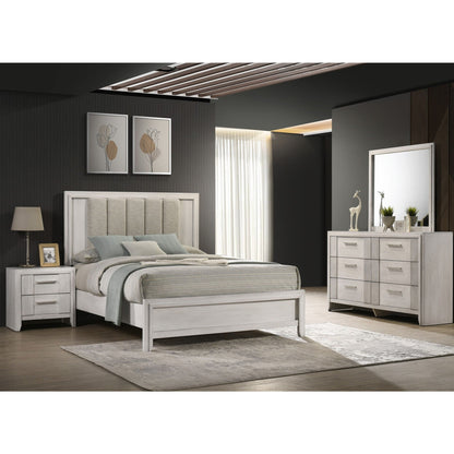 6 Drawer Storage Dresser Furniture - Antique White