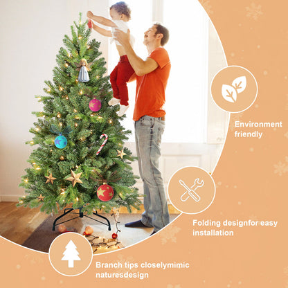 5FT Christmas Tree with 756 PE+PVC Tips