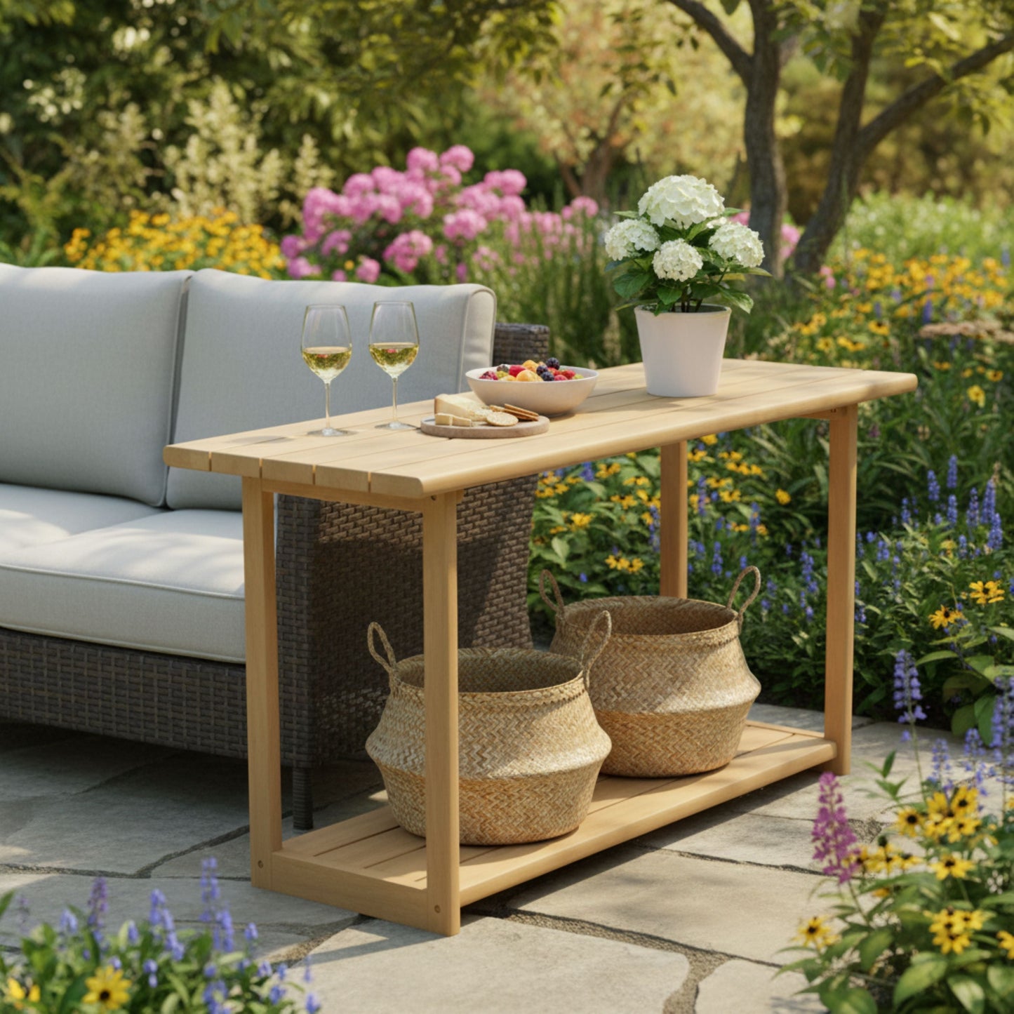 Woodside Rectangular Outdoor Buffet & Console Table