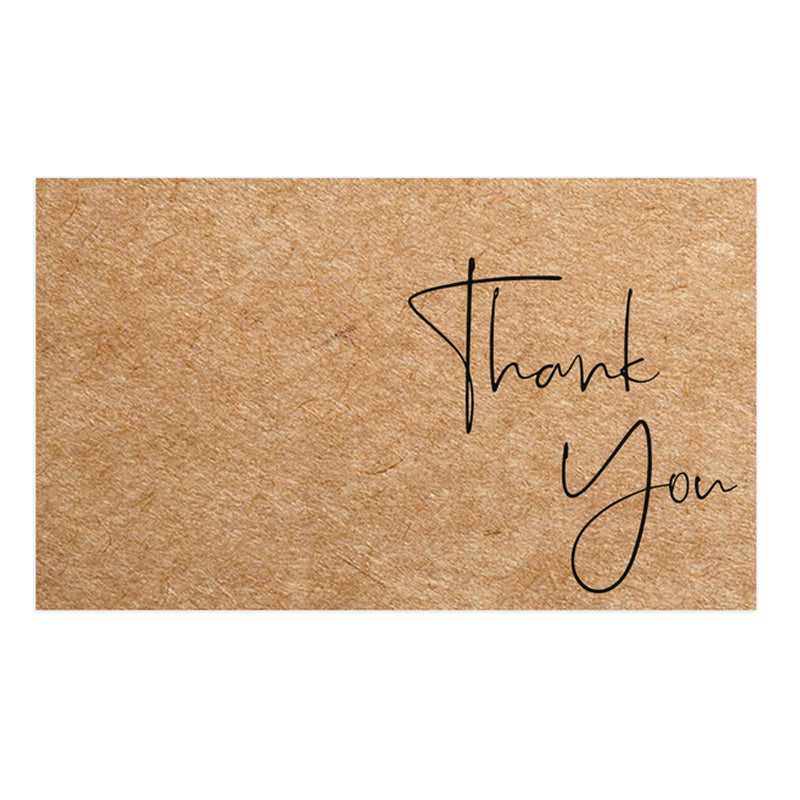 English Holiday Thank You Simple And DIY Creative Greeting Card