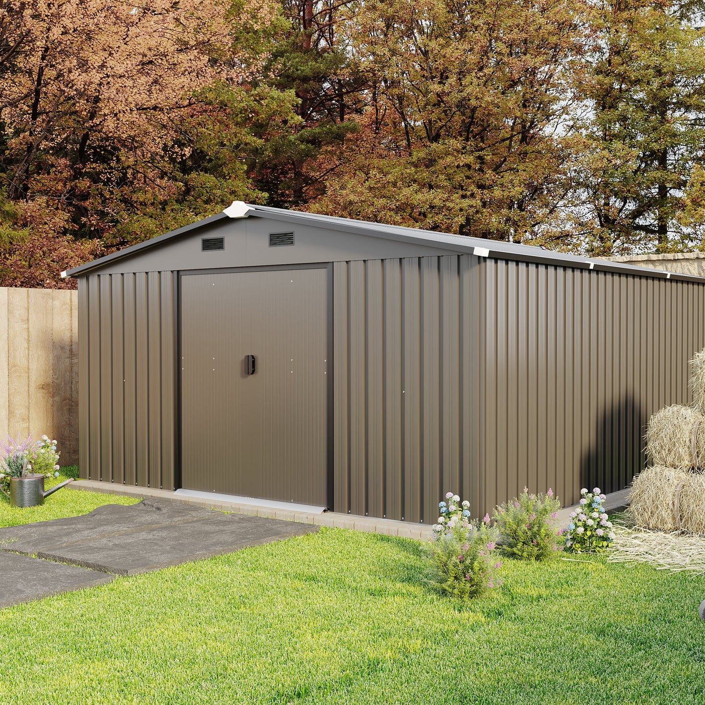 Campcraft 10x12ft Color Steel Plate Storage Shed