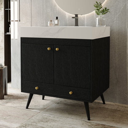 Contemporary Free-standing Bathroom Vanity