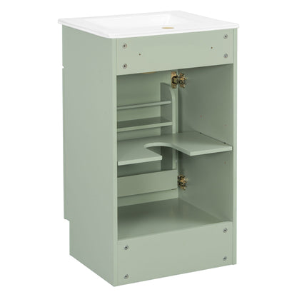 Bathroom Vanity With Sink, Cabinet With Adjustable Shelf