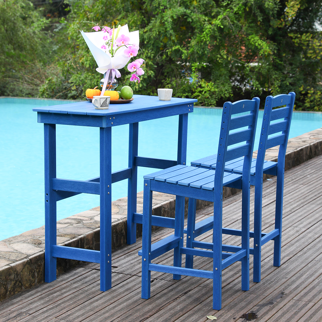 HDPE Outdoor Dining and Bar Table