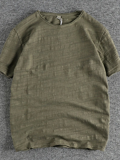Men's Round Neck Short Sleeve T-Shirt
