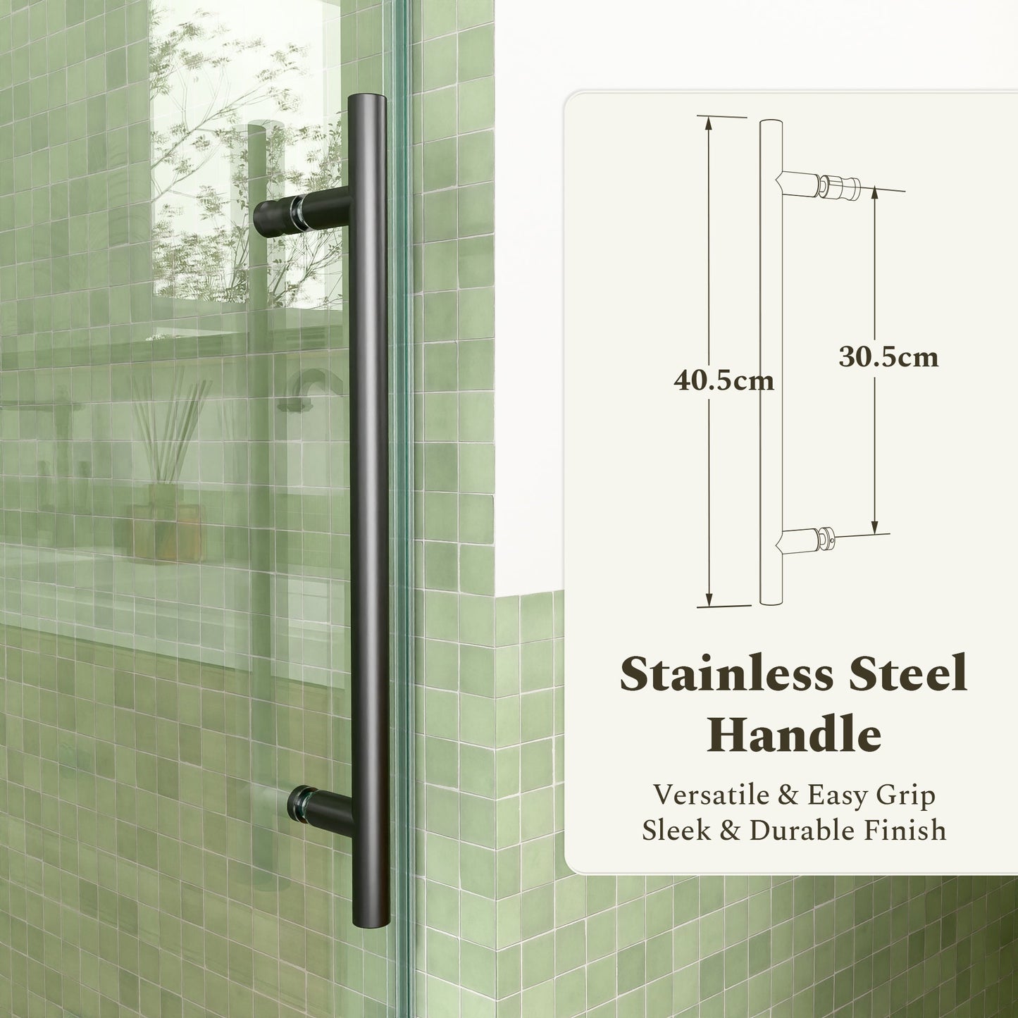 56-60"W x 60"H Frameless Sliding Tub Shower Door Enclosure, Matte Glass
