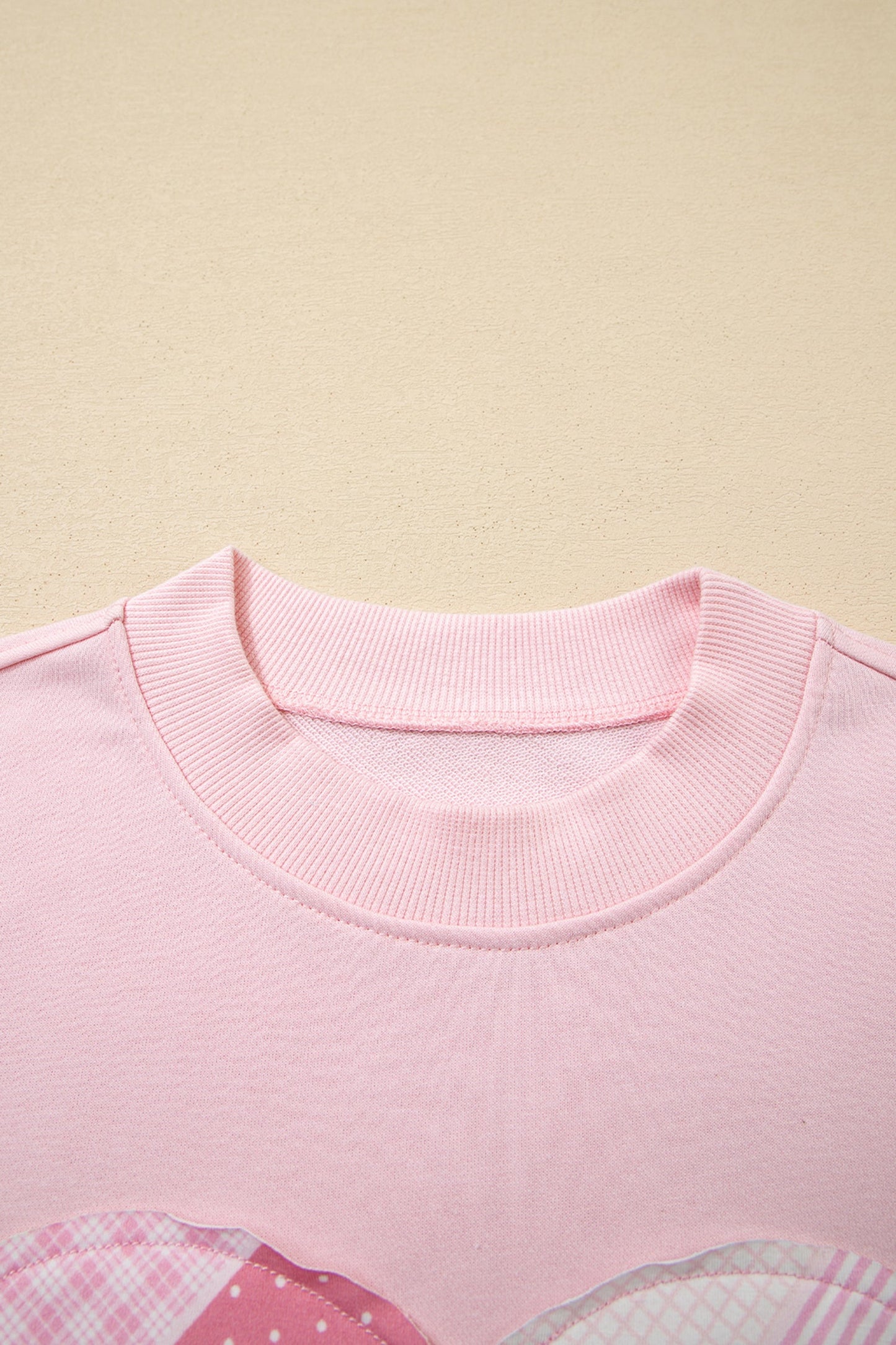 Matilda Sweetheart Patchwork Oversize Sweatshirt