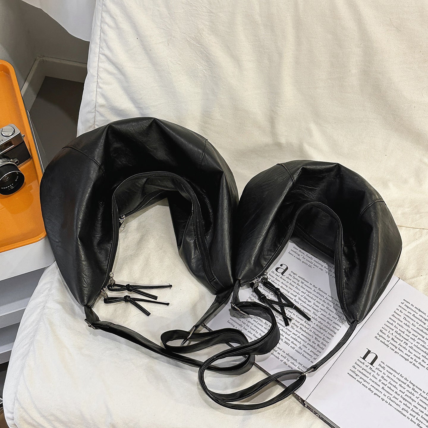 Large-capacity Motorcycle Riding Bag, Cool And Unique Crossbody Bag, Simple Single-shoulder Crossbody Bag
