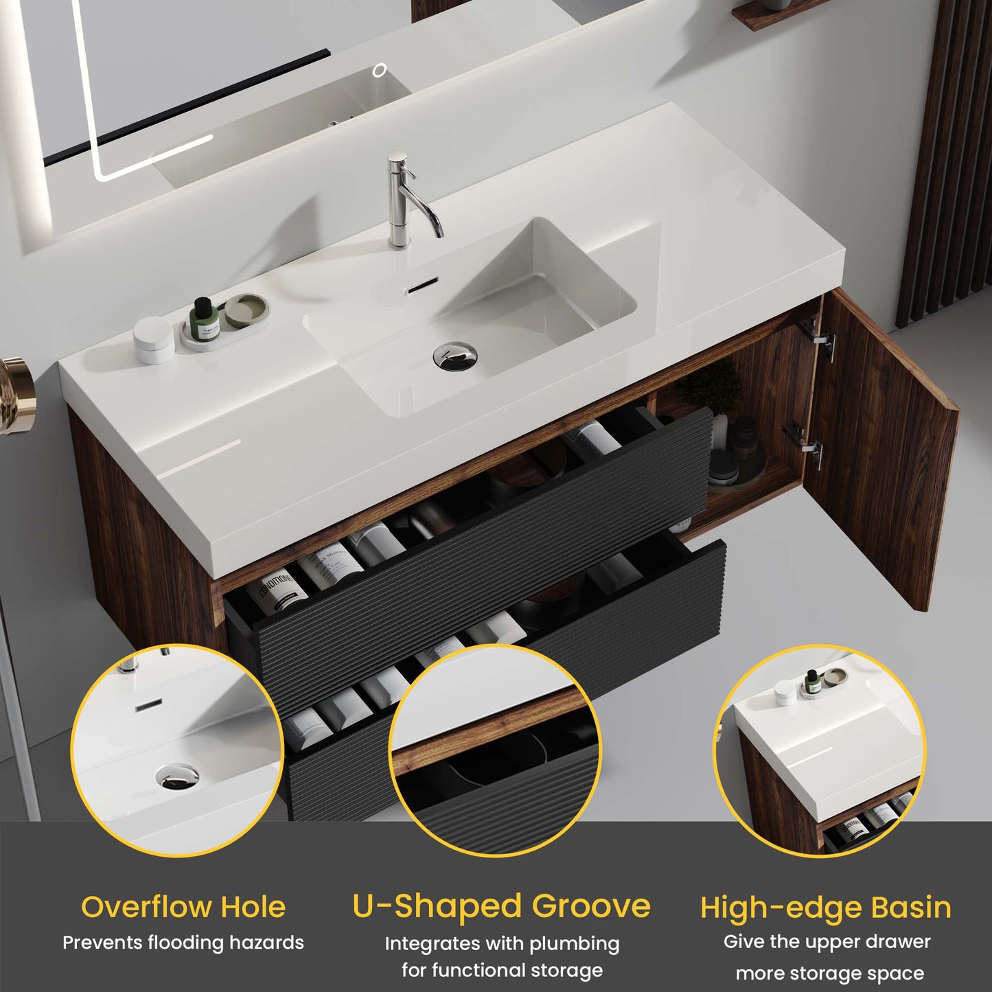 Grace 48" Bathroom Vanity