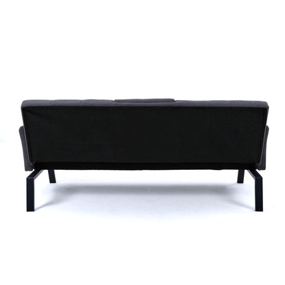 Sofa Bed With Foldable Design And Cup Holder