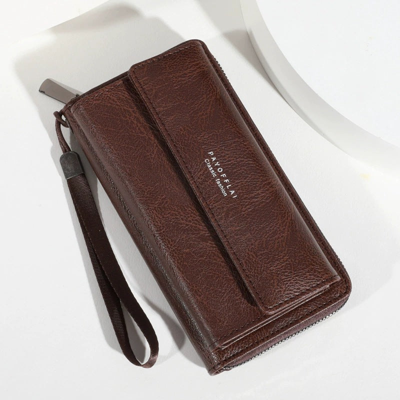 Men's Wallet Bestsellers 2025 New Mobile Phone Bag With Multiple Slots, Casual Long Wallet, Large Capacity Clutch Bag