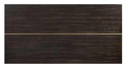 Jaramillo - Rustic Dining Table - Espresso / Gold