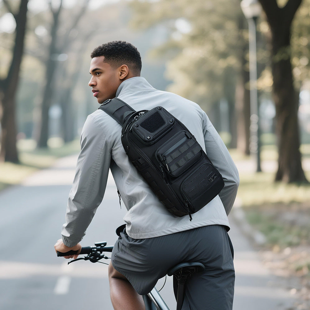 Mens Multifunctional Wear-Resistant Crossbody Bag