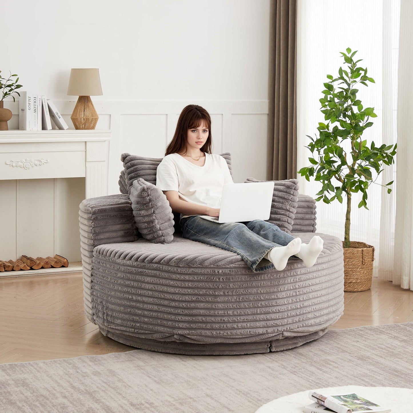 Single Sofa, Sleeper Chair For Living Room