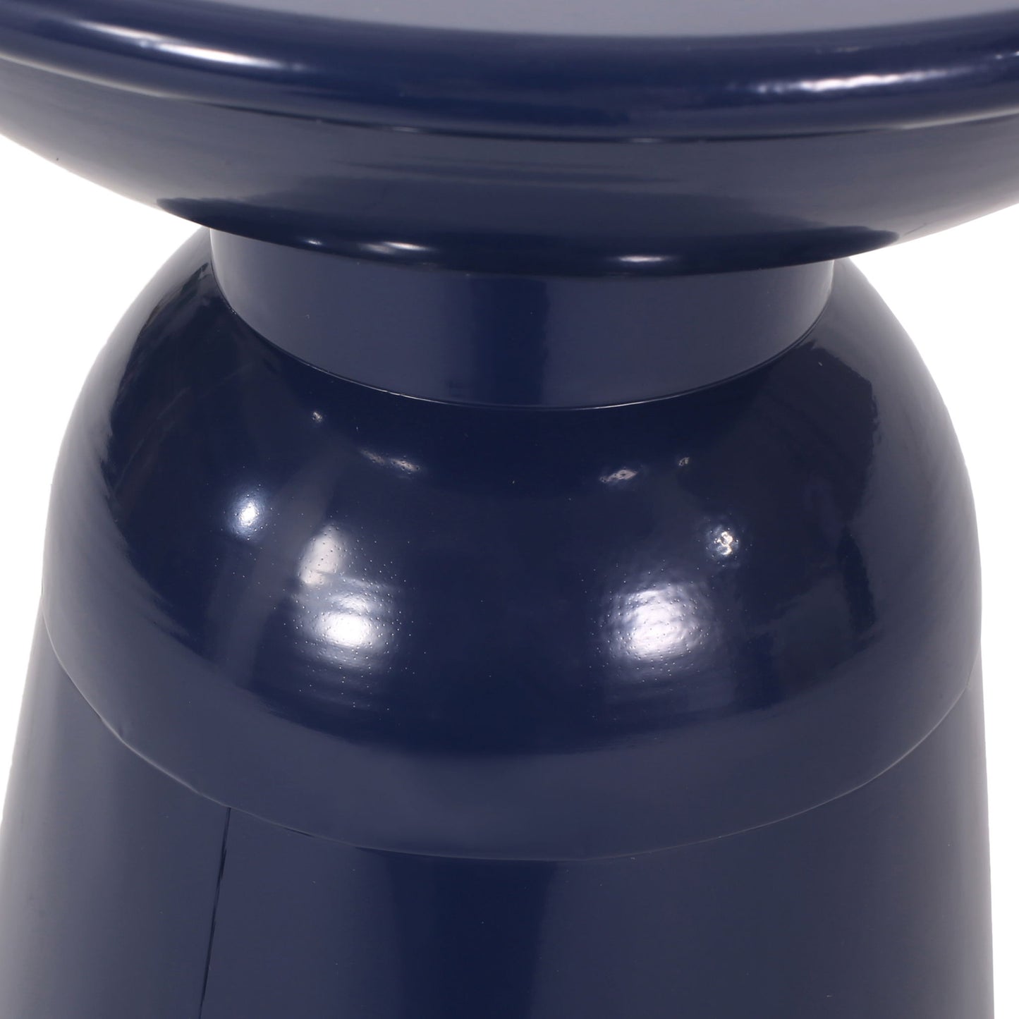 Outdoor Modern Metal End Large Table
