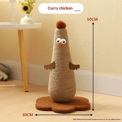Cat Scratching Board, Vertical, Durable, Not Easy To Shed, Hemp Rope Post, Self-Entertainment, Boredom Relief, Cat Climbing Frame, Pet Supplies, Cross-Border Hot Item