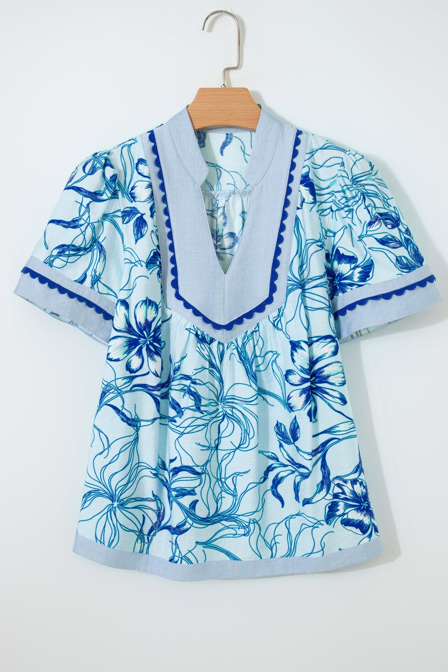 Elowen Short Sleeve Floral Blouse