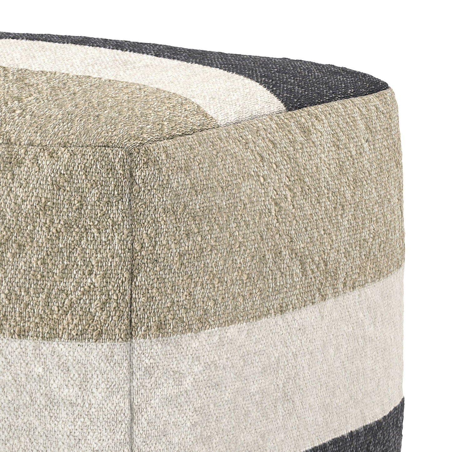 Clay - Square Pouf, Upholstered
