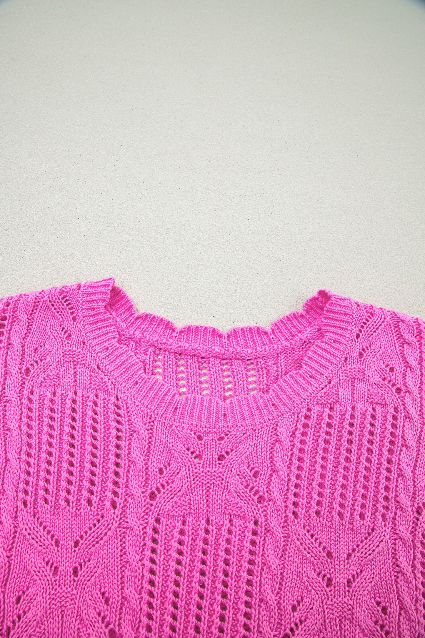 Ainara Trim Short Sleeve Sweater