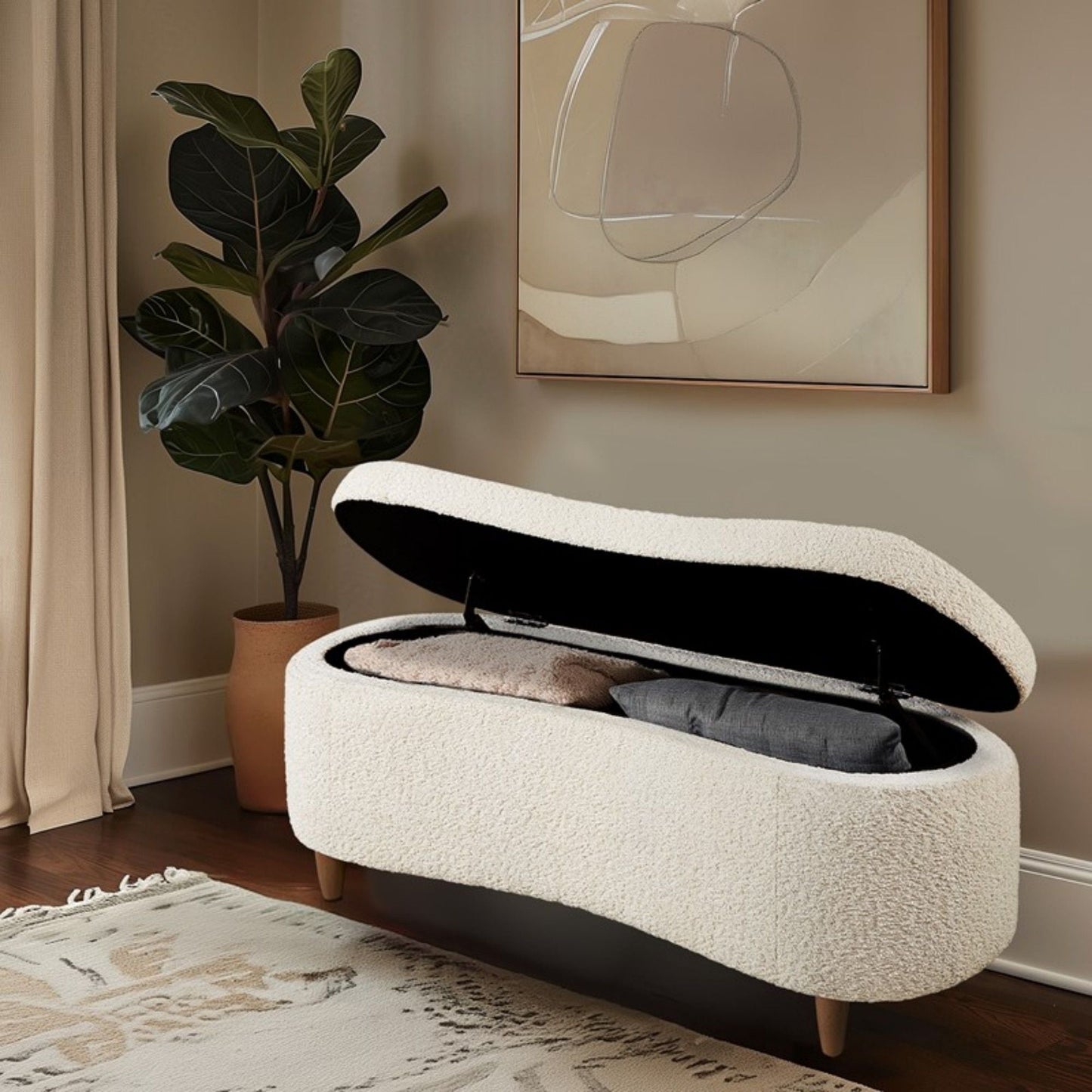 Flip Top Storage Bench