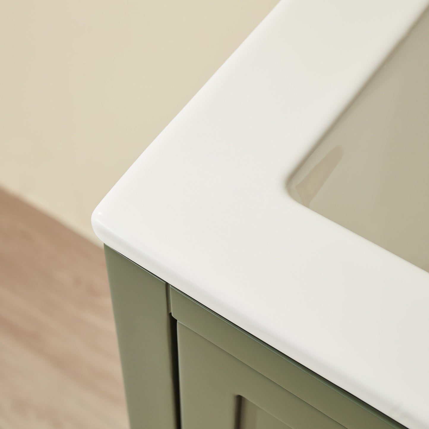 Fully Assembled 18'' Freestanding Single Bathroom Vanity