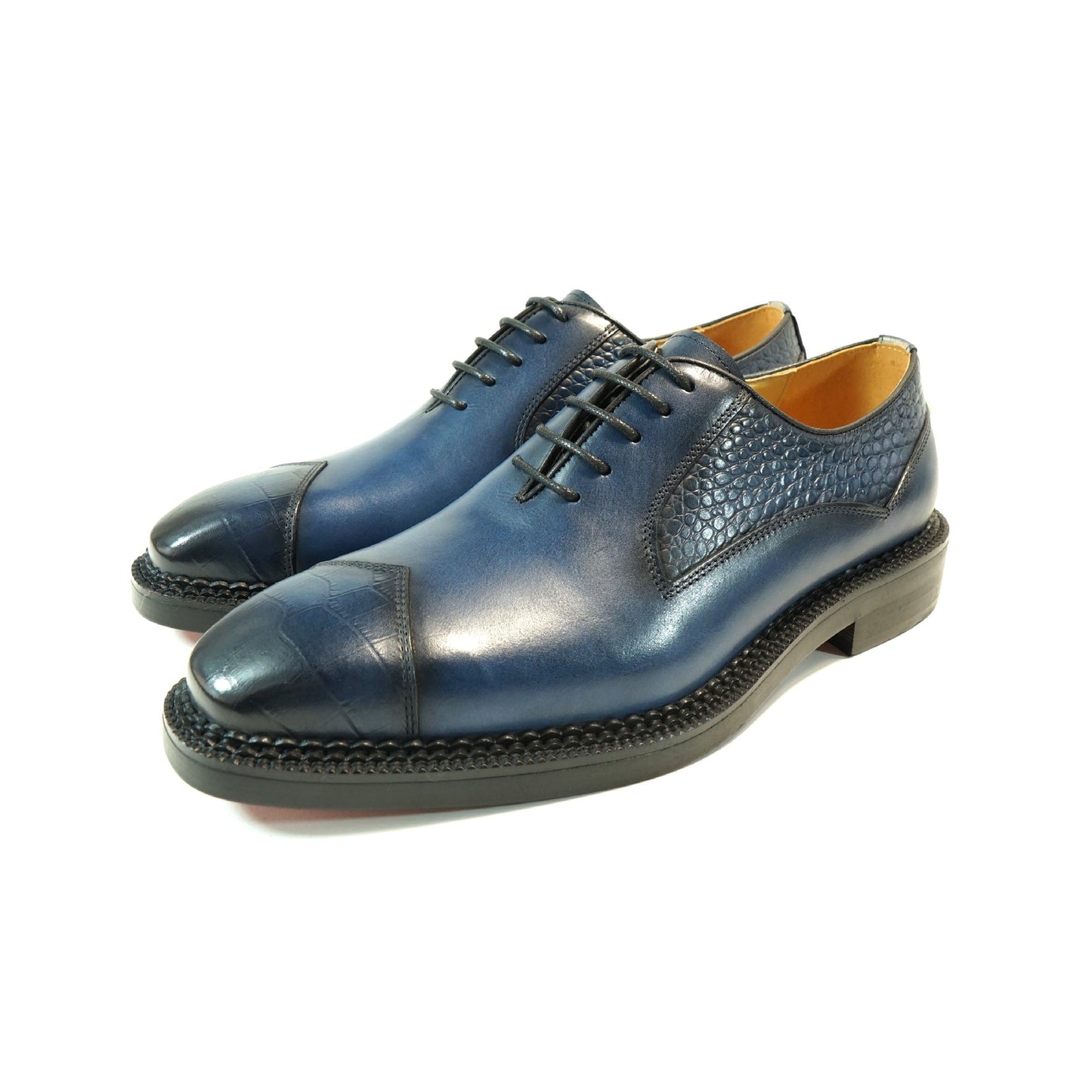 Low-top Handmade Oxford Shoes Cowhide Casual Trendy