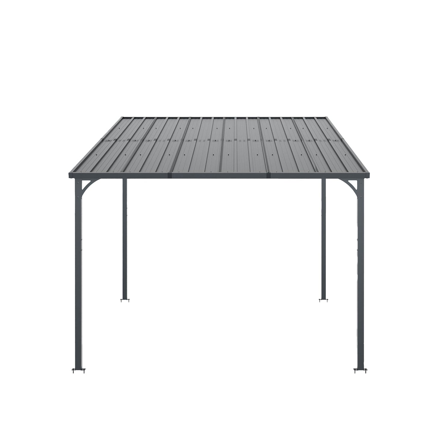 Outdoor Pergola, 10' x 10' Hardtop Gazebo for Yard
