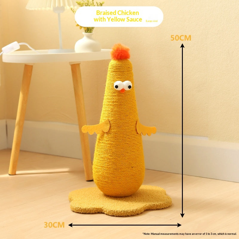 Cat Scratching Board, Vertical, Durable, Not Easy To Shed, Hemp Rope Post, Self-Entertainment, Boredom Relief, Cat Climbing Frame, Pet Supplies, Cross-Border Hot Item