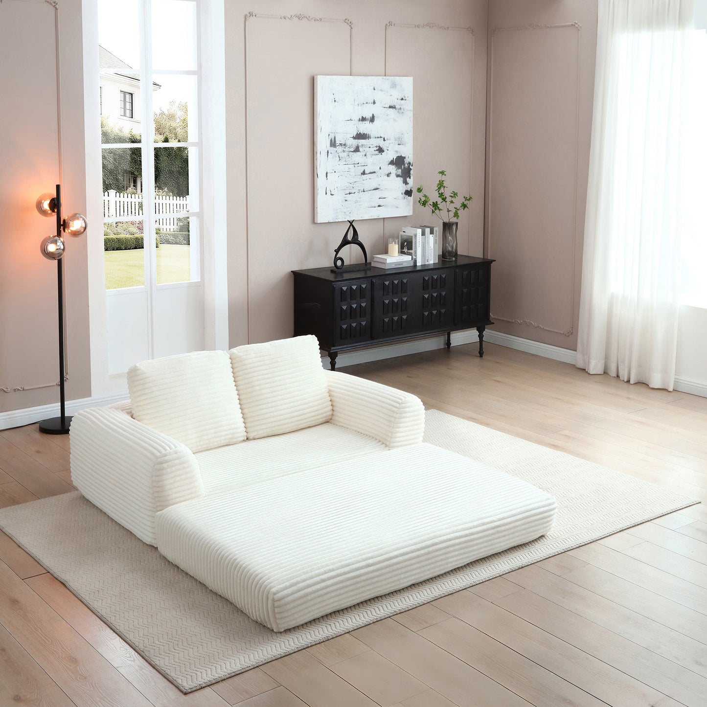2-in-1 Folding Convertible Sofa Bed