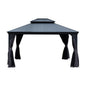 10'x12' Hardtop Gazebo with Resin Roof