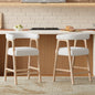 26'' Seat Height Bar Stools with Back - Set of 2