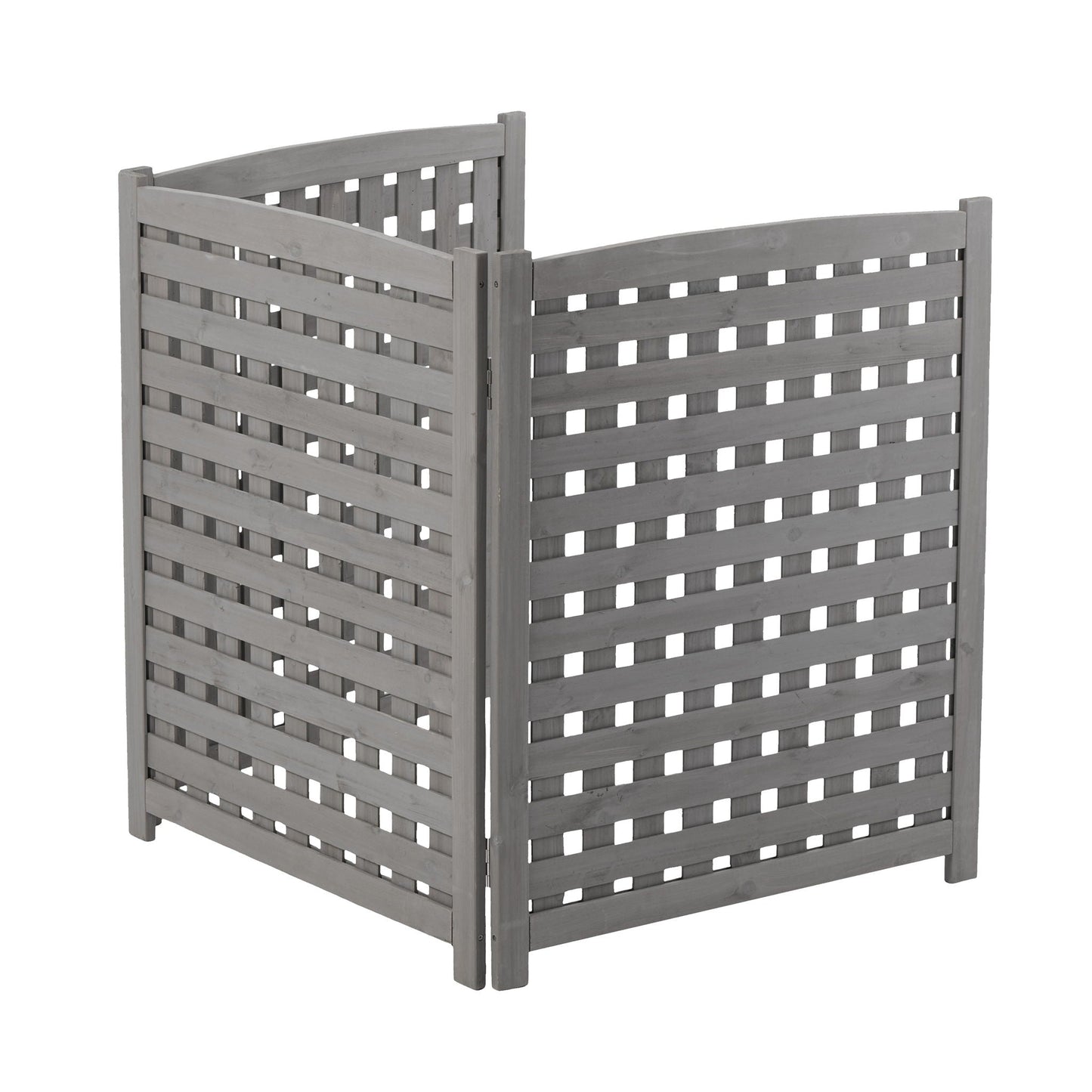 3 Panel Outdoor Air Conditioner Fence Screen