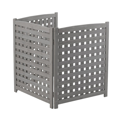 3 Panel Outdoor Air Conditioner Fence Screen