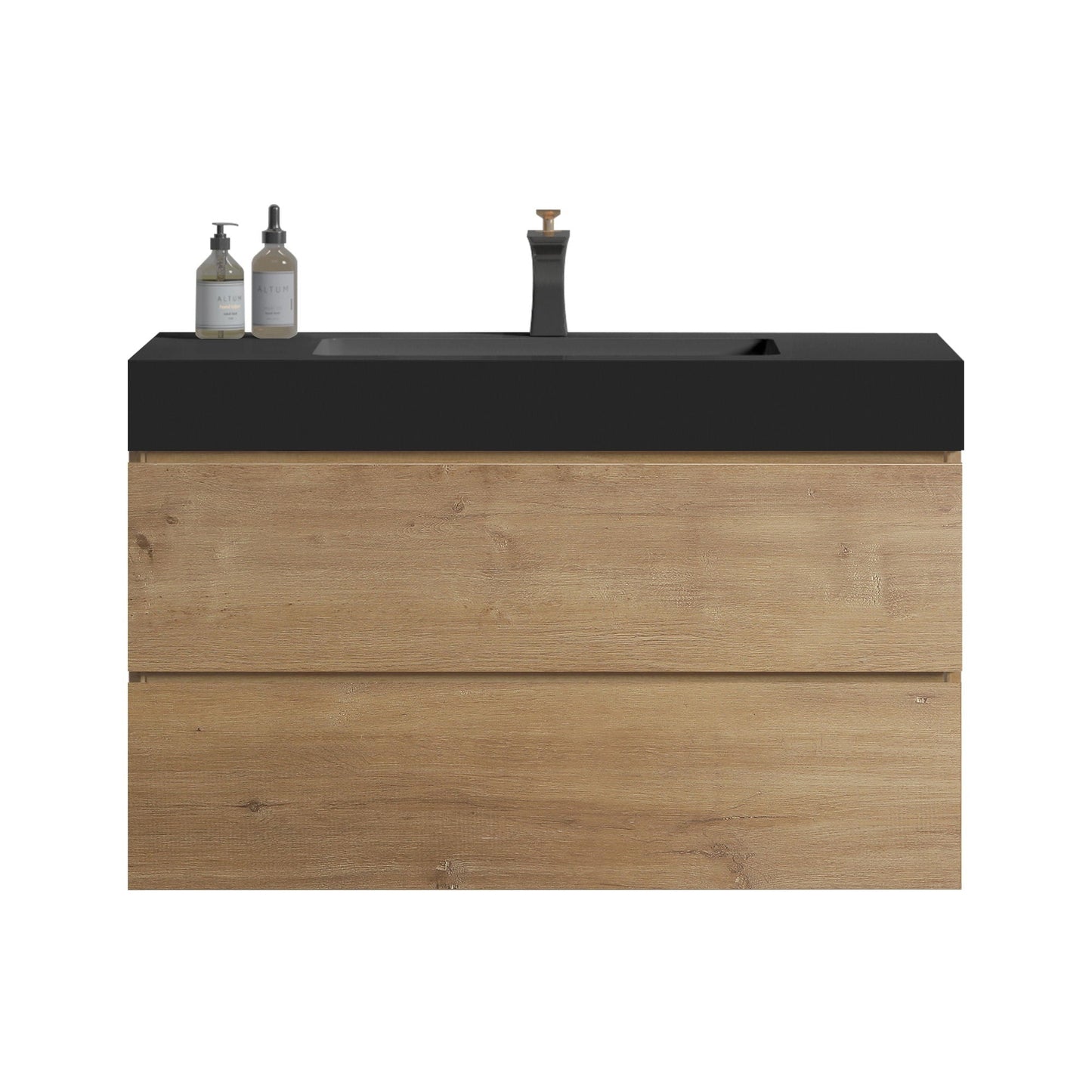 Alice Natural Oak Bathroom Vanity With Sink