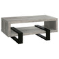 Dinard Engineered Wood Cocktail Coffee Table Grey Driftwood
