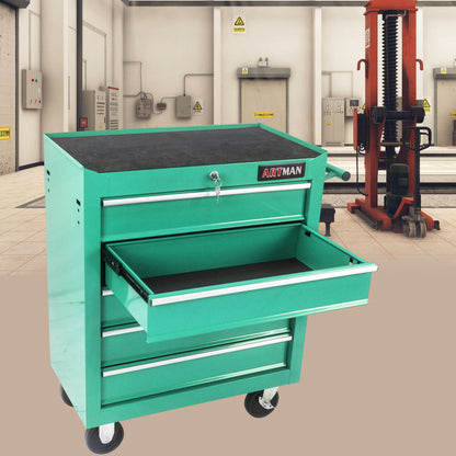 Multifunctional Tool Cart With Wheels And Drawers