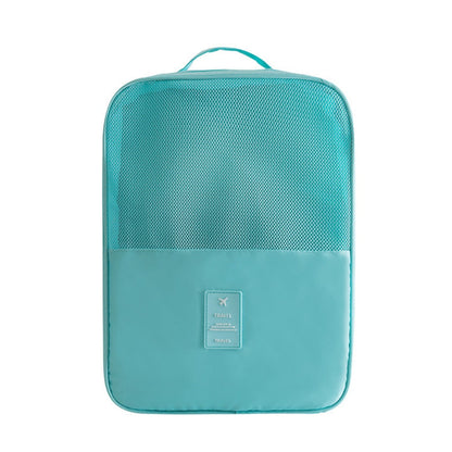 Large capacity can hold three pairs of shoes convenient Oxford cloth storage bag, waterproof shoe bag, suitcase trolley shoe bag