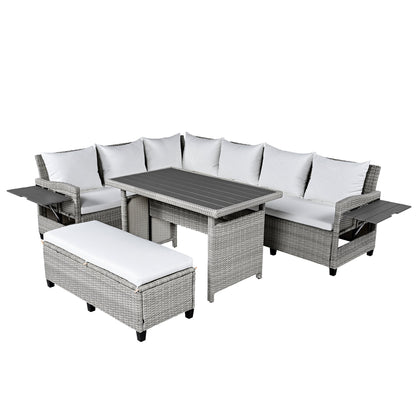Tomax 5-Piece Outdoor Patio Rattan Sofa Set
