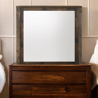 Elettra - Mirror - Rustic Walnut
