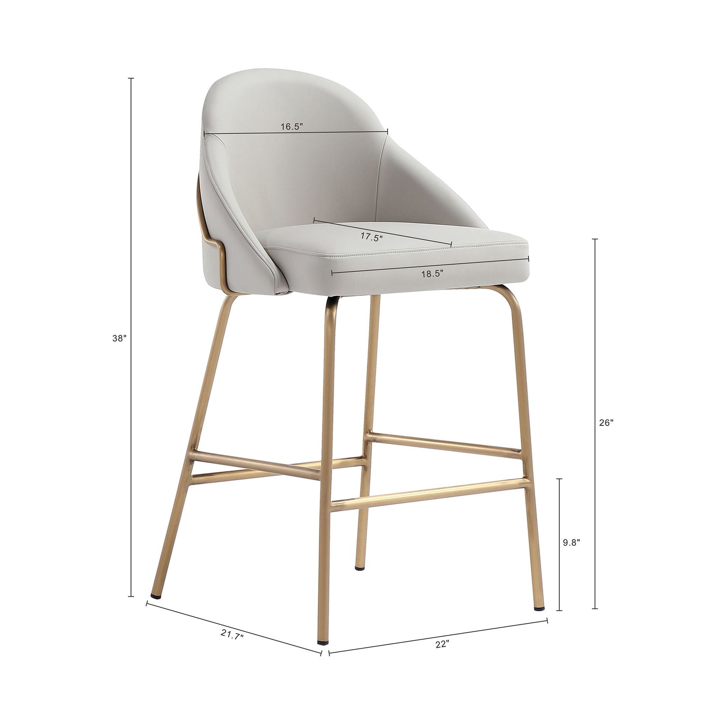 Gracie - Counter Stool