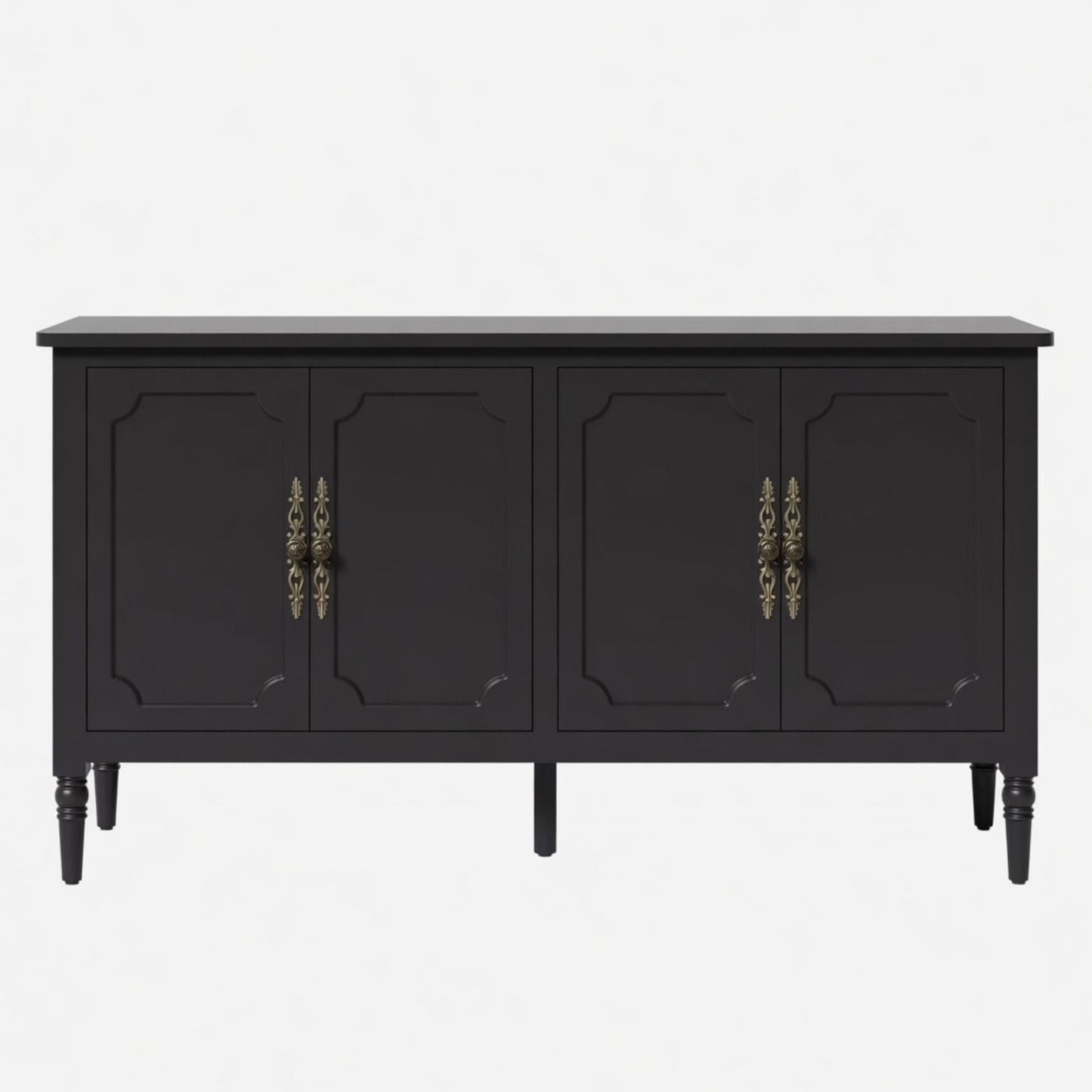 Vintage Buffet Cabinet With Adjustable Shelves