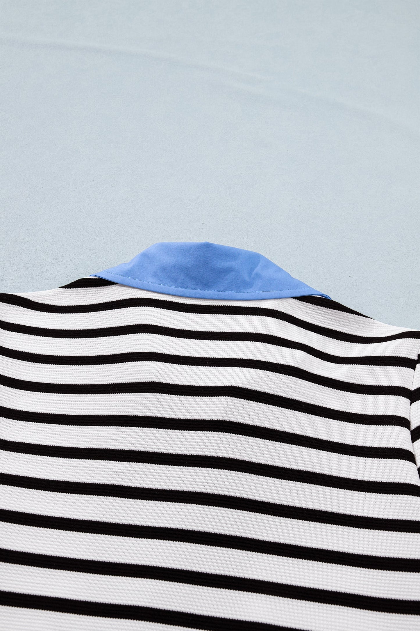 Lina Block Polo Collar Blouse