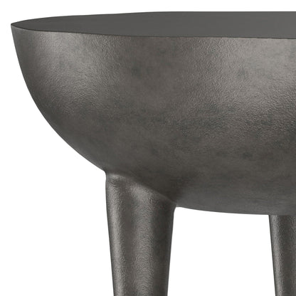 Otto - Cast Aluminum Side Table - Black