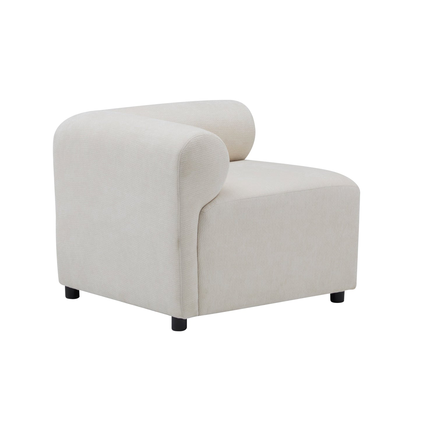 Evelyn 109 in. 6-Piece L Shaped Modular Chenille Sofa Couch