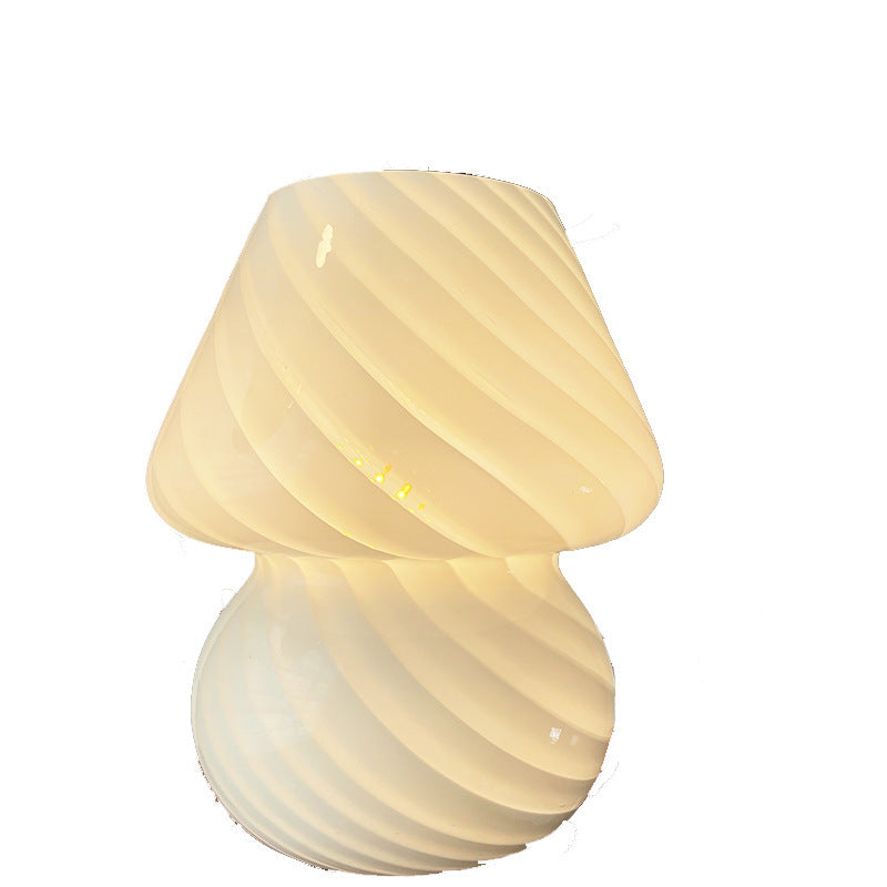 Bedside Lamp Nordic Style Glass Table Lamp Retro Bedroom Lamp
