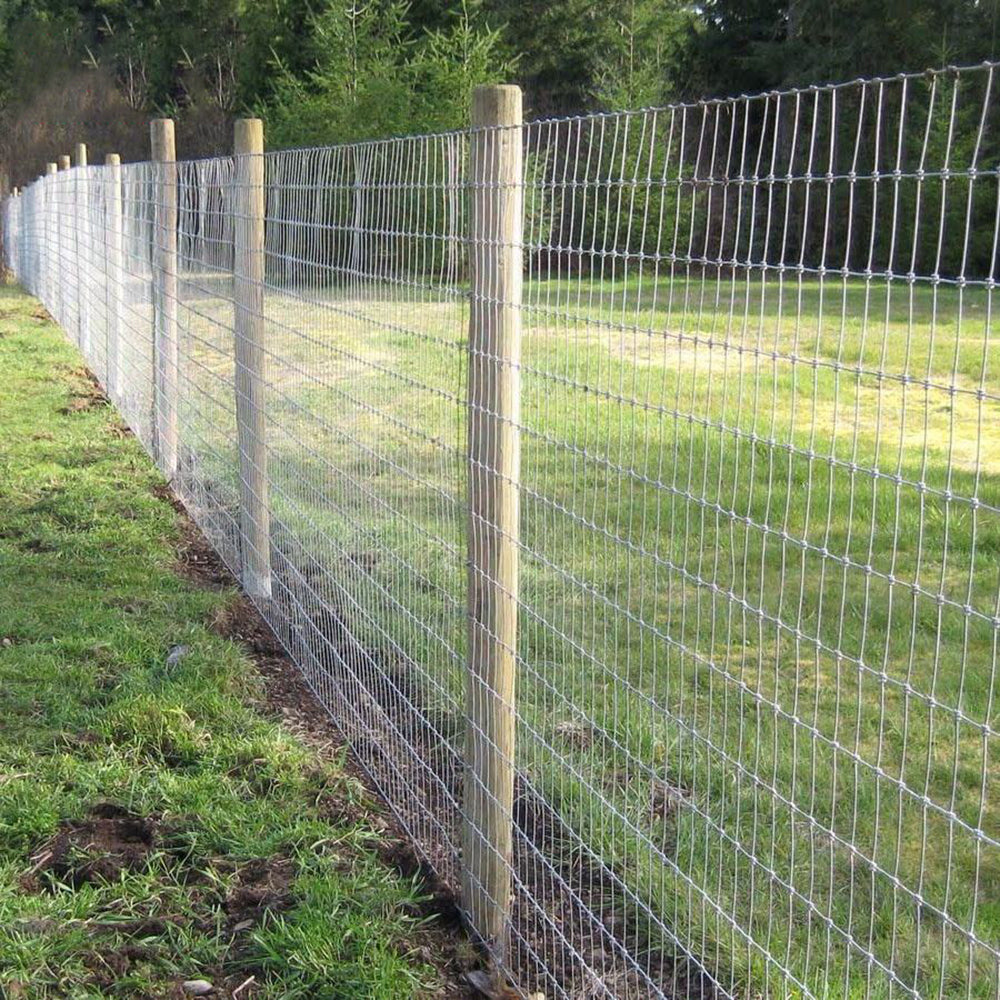 Farm Fence 5ft x 328ft 14-Gauge Galvanized Wire Fencing
