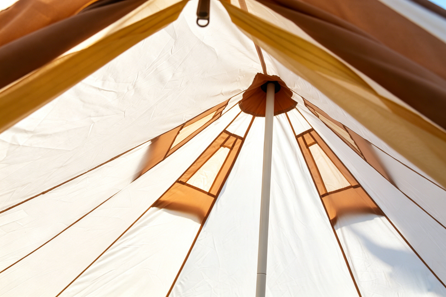 Oxford Bell Tent for Family Camping - Spacious 13.1ft Yurt with Stove Jack