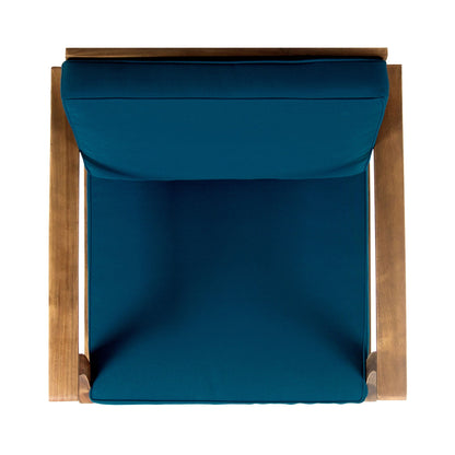 Perla Contemporary Club Chair with Water Resistant Cushion