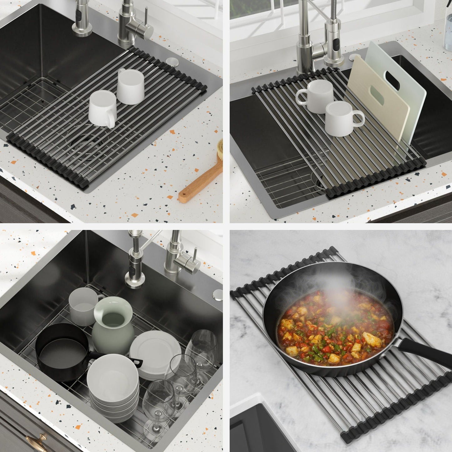 Topmount Kitchen Sink 16 Gauge, Single Bowl