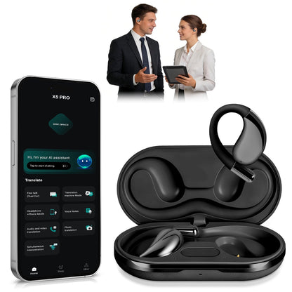 AI Translation Earbuds with 165 Languages & Real-Time Audio
